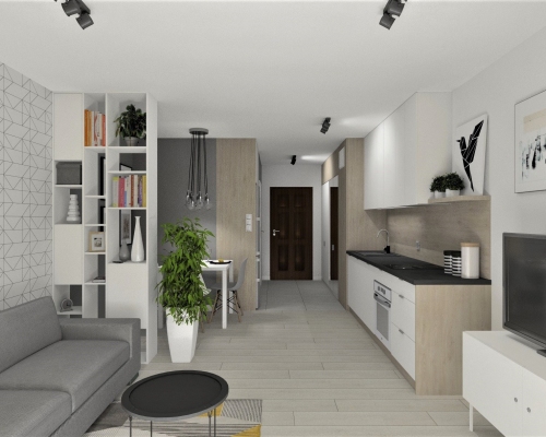Mieszkanie na wynajem 28m2 Kraków 